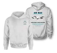 Thumbnail for Percepto Air Max design on white hoodie
