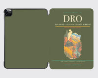 Thumbnail for Durango–La Plata County Airport (DRO) design on green army ipad tablet case
