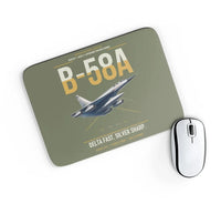 Thumbnail for B-58A Hustler design on green army rectangle mouse pad
