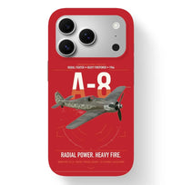 Thumbnail for Focke-Wulf Fw 190A-8 design on red magsafe iphone case, for iPhone 17 Pro