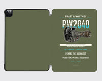 Thumbnail for PW2040 design on green army ipad tablet case