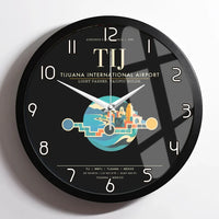 Thumbnail for Tijuana International Airport TIJ Wall-Clock Framed - Black