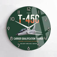 Thumbnail for T-45C Goshawk design on dark green no frame wall clock