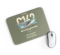 Thumbnail for Cessna 162 Skycatcher design on green army rectangle mouse pad