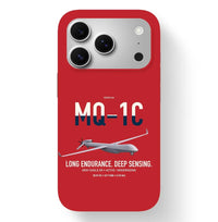 Thumbnail for MQ-1C Gray Eagle ER design on red magsafe iphone case, for iPhone 17 Pro