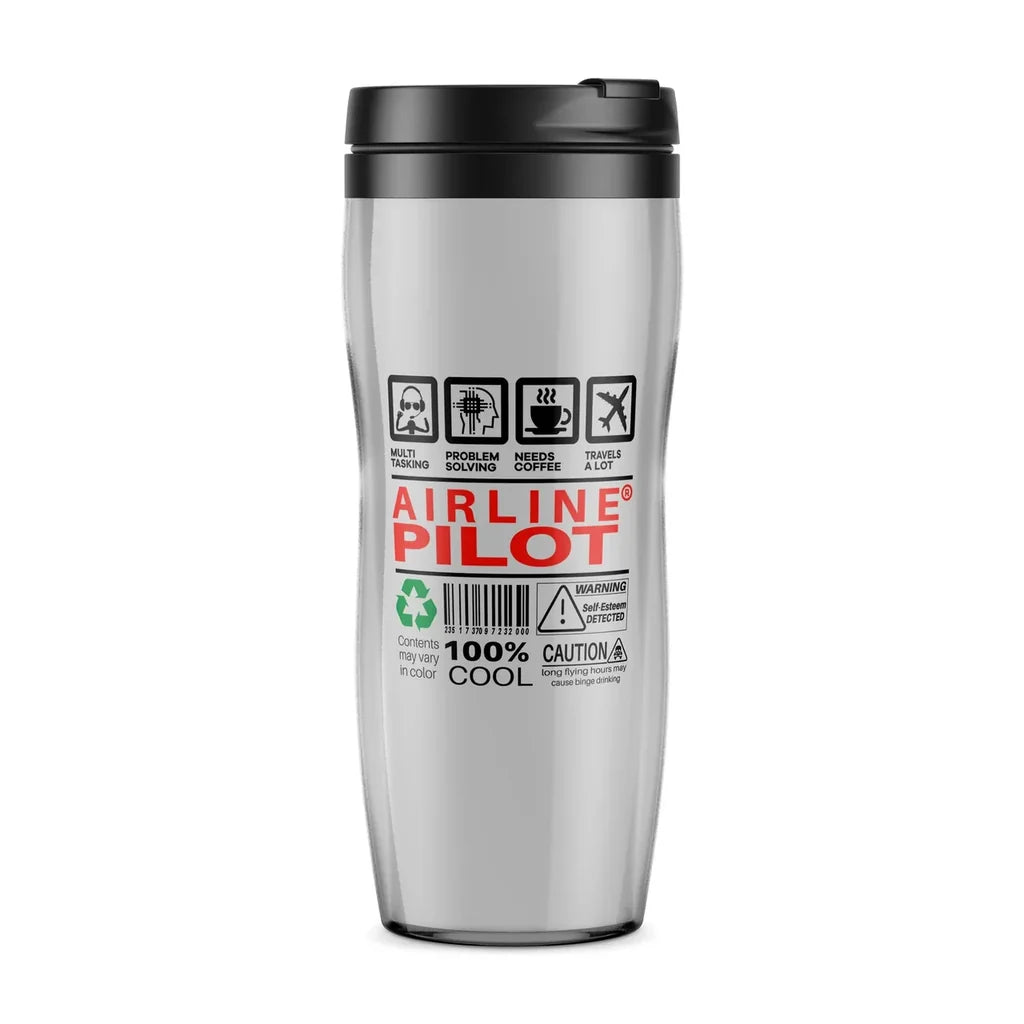 Airline Pilot Label Travel Mug - view 14