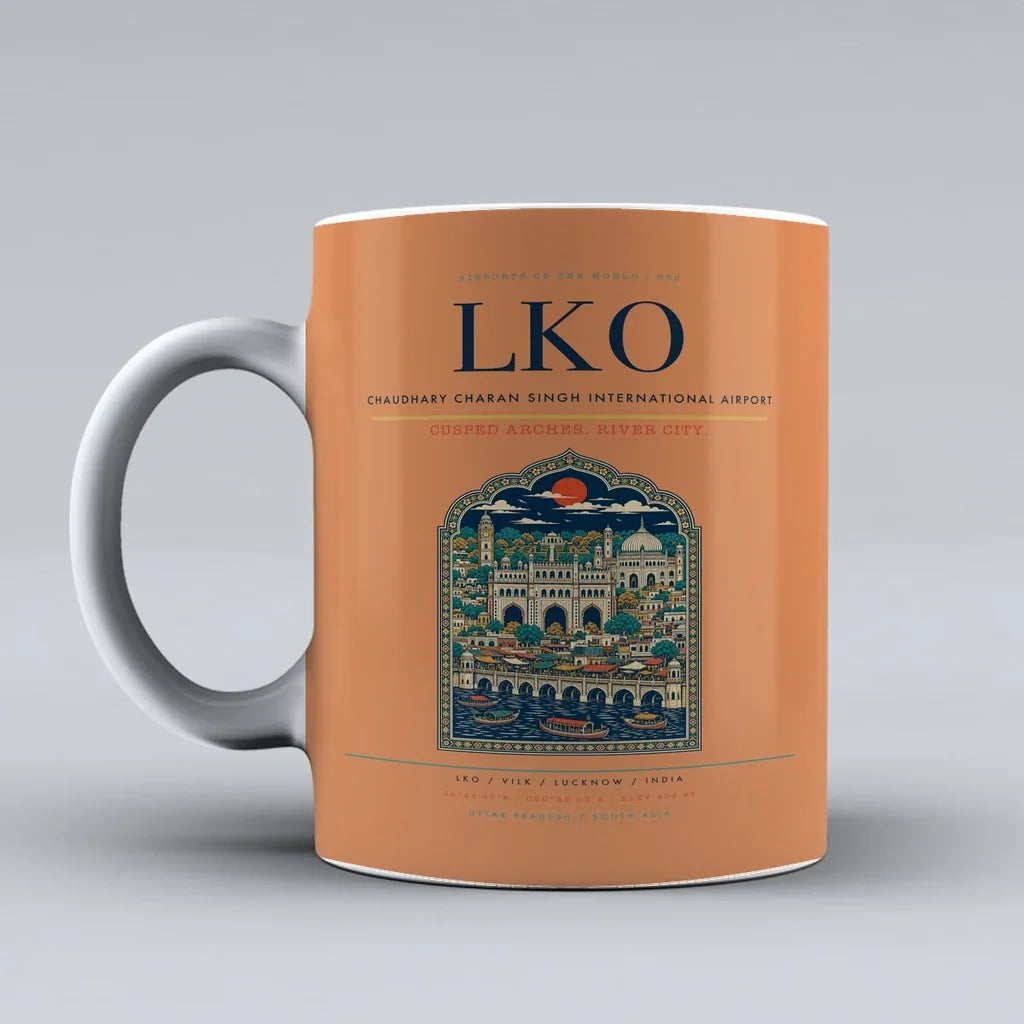 Chaudhary Charan Singh International Airport LKO Mug - Orange