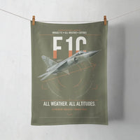 Thumbnail for Dassault Mirage F1C design on green army towel