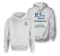 Thumbnail for Cessna Citation XLSPlus design on white double-side hoodie, double-side print