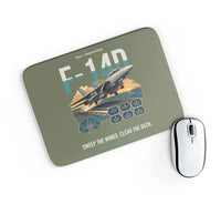 Thumbnail for F-14D Tomcat design on green army rectangle mouse pad