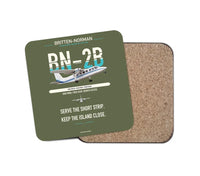 Thumbnail for Britten-Norman BN-2B-26 Islander design on green army 1 piece coaster