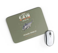 Thumbnail for Sikorsky S-61N design on green army rectangle mouse pad