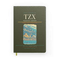 Thumbnail for Trabzon Airport (TZX) design on green army notebook