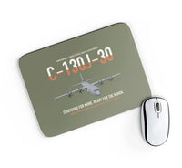 Thumbnail for C-130J-30 Super Hercules design on green army rectangle mouse pad
