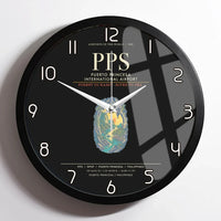 Thumbnail for Puerto Princesa International Airport PPS Wall-Clock Framed - Black