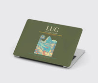Thumbnail for Lugano Airport (LUG) design on green army MacBook case