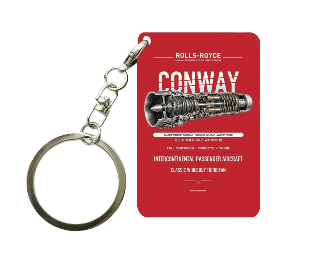 CONWAY Key Chain design on red key chain