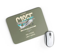Thumbnail for Cessna A185F Skywagon design on green army rectangle mouse pad