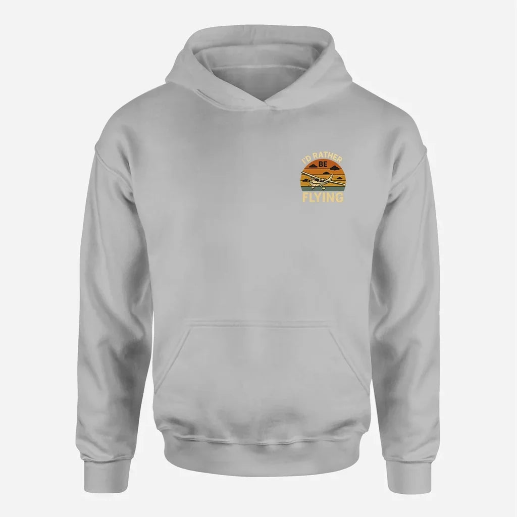Customisable I'd Rather Be Flying Hoodie - view 14