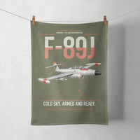 Thumbnail for F-89J Scorpion design on green army towel
