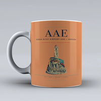 Thumbnail for Bitat Airport AAE — Annaba Mug design on orange rabah