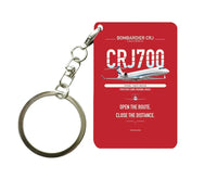 Thumbnail for CRJ700 Key Chain design on red key chain