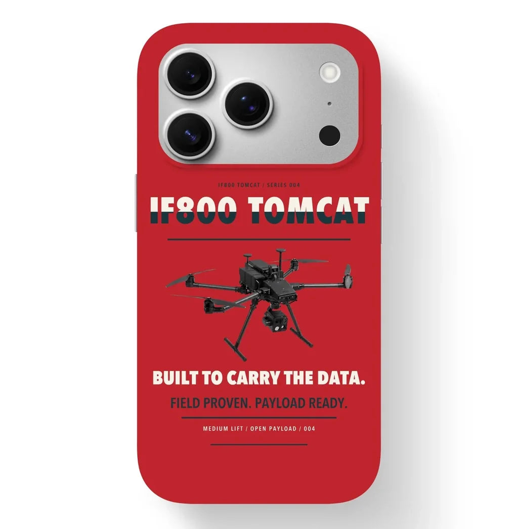 Inspired Flight IF800 Tomcat Case design on red iphone case