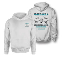 Thumbnail for DJI Mavic Air 2 design on white hoodie