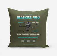 Thumbnail for DJI Matrice 400 design on green army pillow
