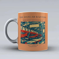 Thumbnail for VINTAGE G4166 - The Hangar Rafters - Ceramic Mug design on orange