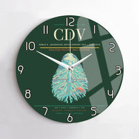 Thumbnail for Merle K. (Mudhole) Smith Airport (CDV) design on dark green no frame wall clock