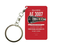 Thumbnail for AE 3007 Key Chain design on red key chain