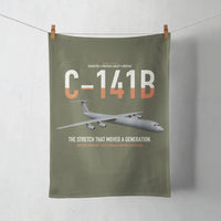 Thumbnail for C-141B Starlifter design on green army towel