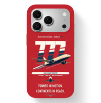 Thumbnail for Boeing 777F design on red magsafe iphone case