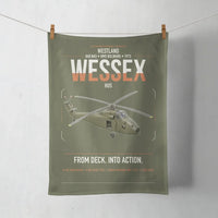 Thumbnail for Westland Wessex HU5 design on green army towel