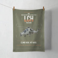 Thumbnail for HAL LCH Prachand design on green army towel