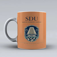 Thumbnail for Dumont Airport SDU Mug design on orange santos