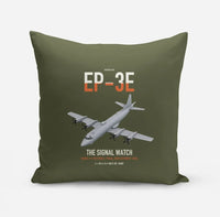 Thumbnail for EP-3E ARIES II design on green army pillow