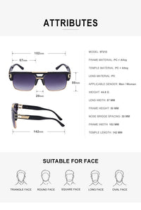 Thumbnail for Super Cool Large Frame Sun Drinking Glass - view 24