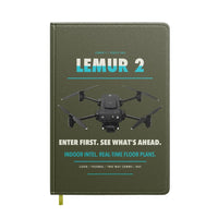 Thumbnail for BRINC LEMUR 2 design on green army notebook
