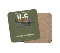 Thumbnail for Heinkel He 111H-6 design on green army 1 piece coaster