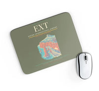 Thumbnail for Exeter International Airport (EXT) design on green army rectangle mouse pad