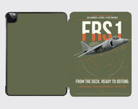 Thumbnail for British Aerospace Sea Harrier FRS.1 design on green army ipad tablet case