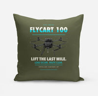 Thumbnail for DJI FlyCart 100 design on green army pillow