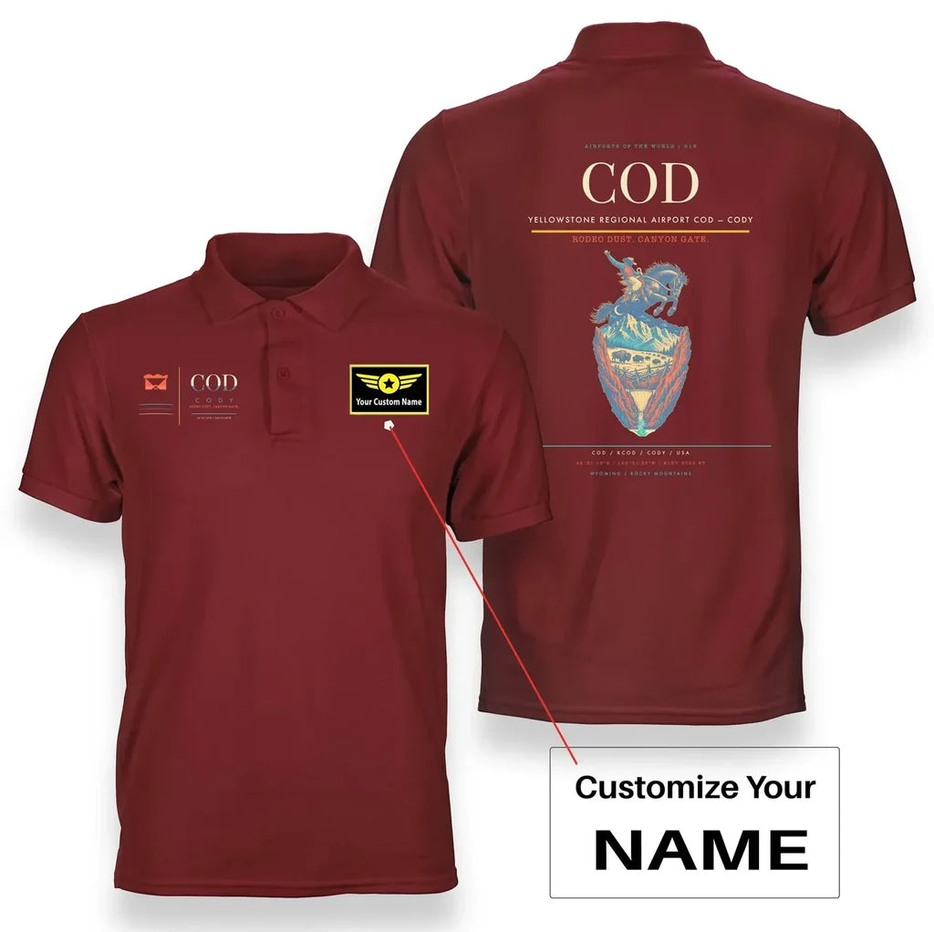Yellowstone Regional Airport COD — Cody Red+Name