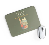 Thumbnail for Noto Airport (NTQ) design on green army rectangle mouse pad
