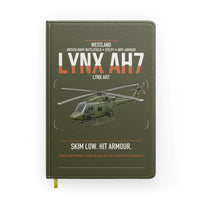 Thumbnail for Westland Lynx AH7 design on green army notebook
