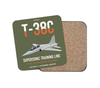 Thumbnail for T-38C Talon design on green army 1 piece coaster