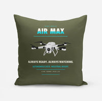 Thumbnail for Percepto Air Max design on green army pillow