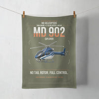 Thumbnail for MD Helicopters MD 902 Explorer design on green army towel